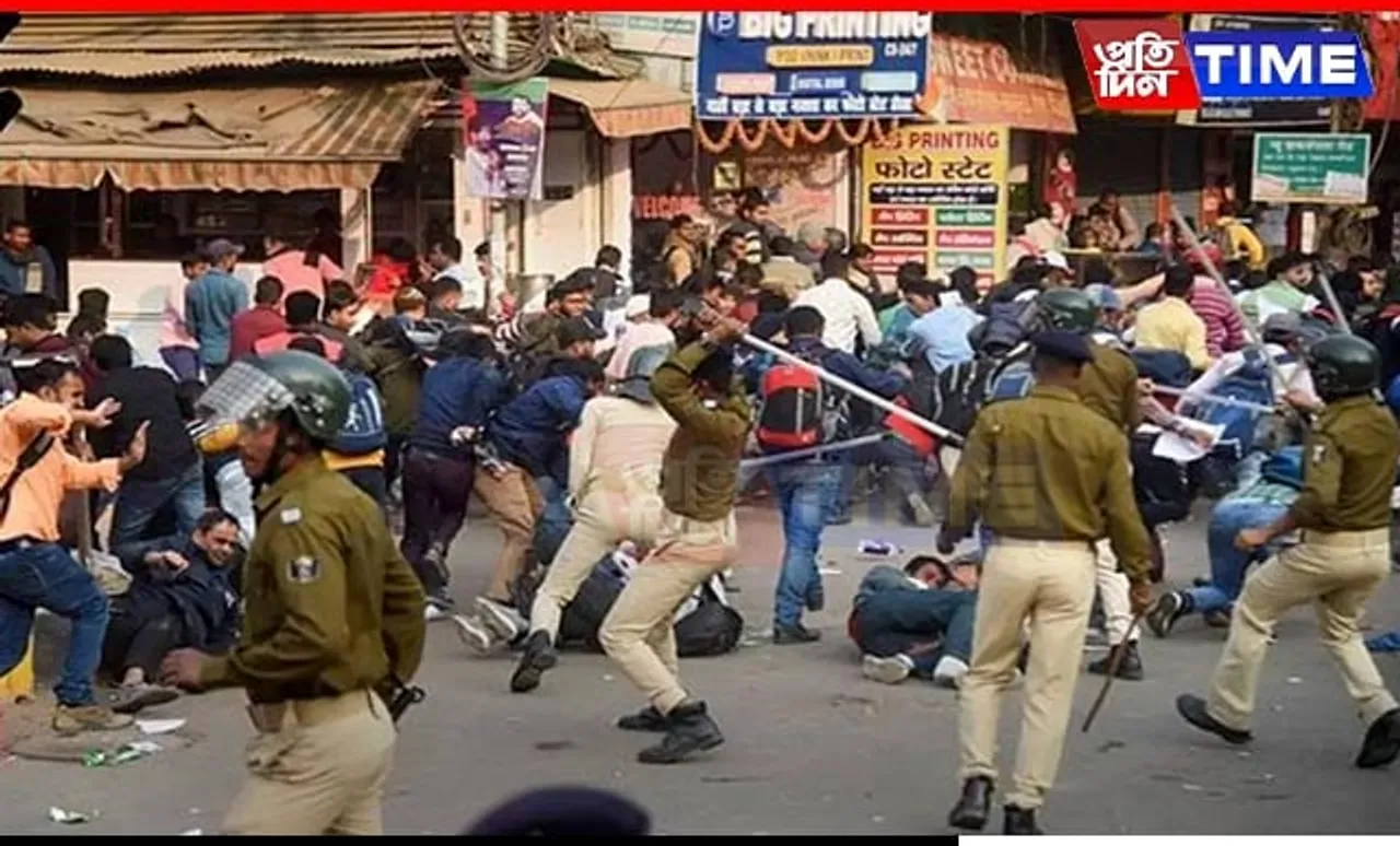 Bihar Police Enforce Lathi-Charge as Bharat Bandh Protests Turn Violent
